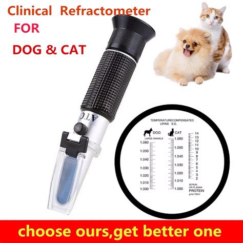 what is a refractometer used for in veterinary medicine|total solids range for dogs.